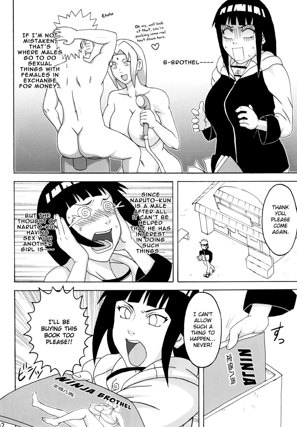 Hentai Manga Comic-First Time Soap Girl Hinata-Read-3